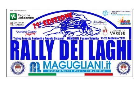 Elenco iscritti 29°esimo Rally dei Laghi.